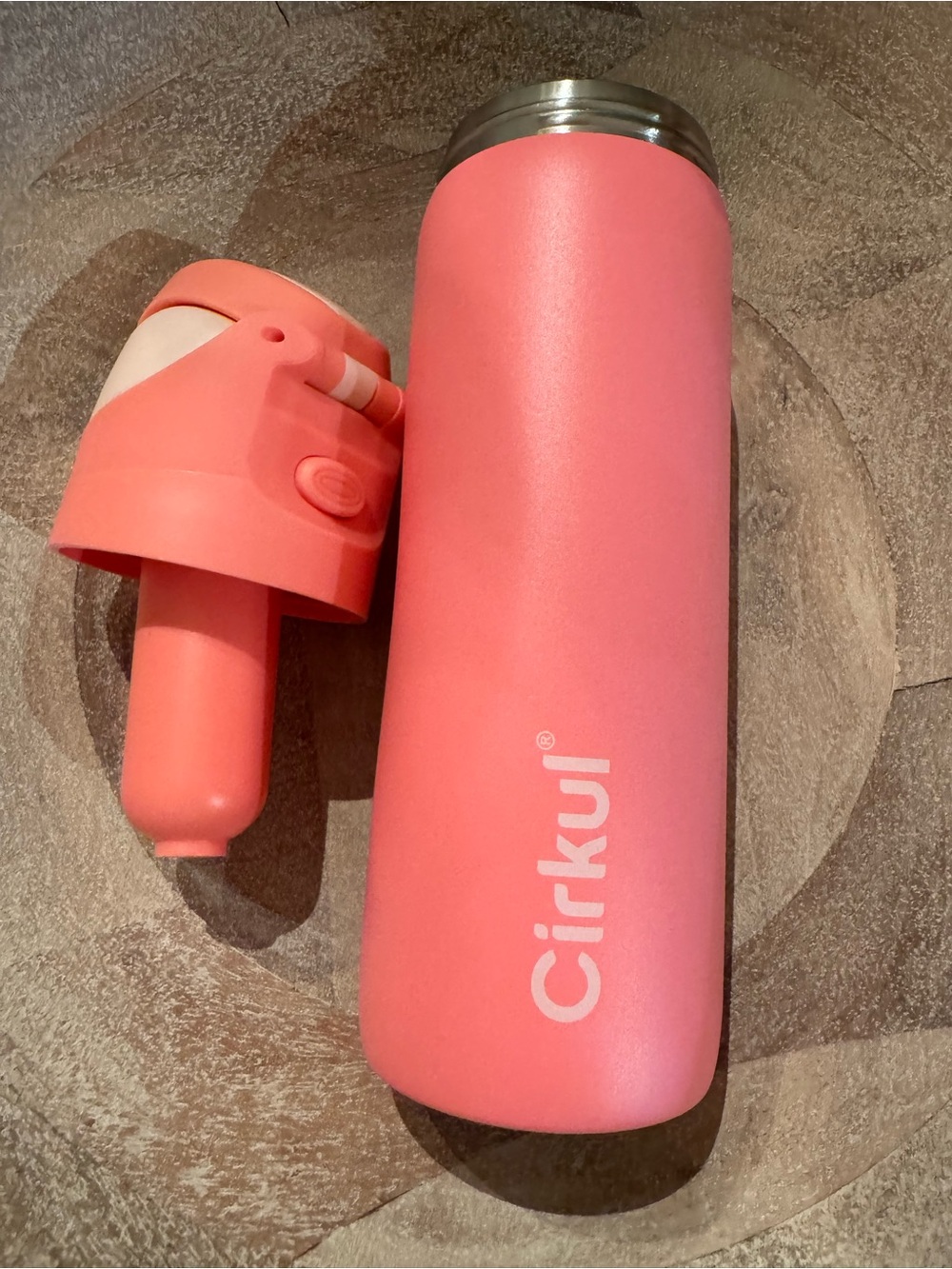 Cirkul Coral Pink Insulated Water Bottle